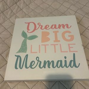 Mermaid wall frame